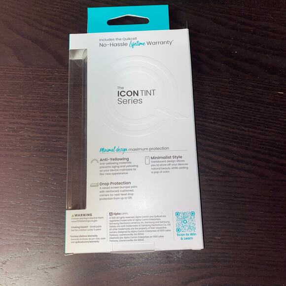 New Samsung Galaxy S21 FE/FE 5G QUIKCELL ICON TINT Transparent Case – ICE - Picture 4 of 4